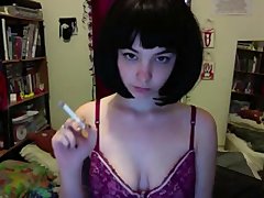Hot Smoking Webcam Girl from 666webcams. com