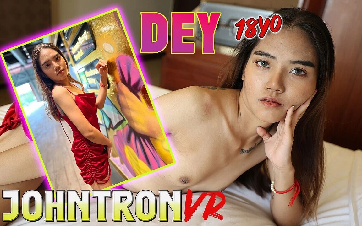 Skinny Thai Student Loves Art and Tourist Dick