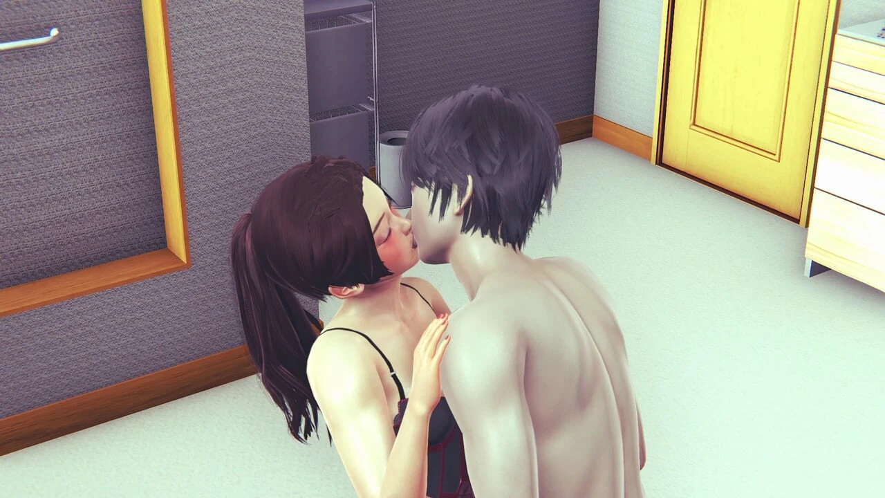 Shy Girl Umehara Suzu 3D Hentai – Tit Massage, Kissing & Cunnilingus Until Orgasm in Honey Select 2!